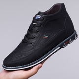 Sybe | Zwarte hoge casual schoenen