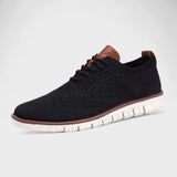 Twan | Zwarte gebreide sneakers