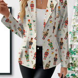 VIVENNE | NOTENKRACKER PRINT BLAZER