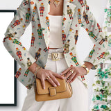 VIVENNE | NOTENKRACKER PRINT BLAZER