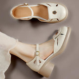 SANNE | PLATFORM SANDALEN MET BANDJE