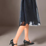 DELACROIX | Zwarte Pumps Met Gesloten Neus Sylvie