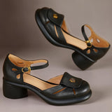 SANNE | PLATFORM SANDALEN MET BANDJE