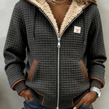 Fenna | Gewatteerd vest met capuchon en rits