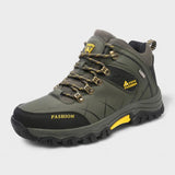 Youp | Groene wandelschoenen met veterhaken