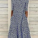 Sela – Midi Jurk met Zeeuwse Bloemen